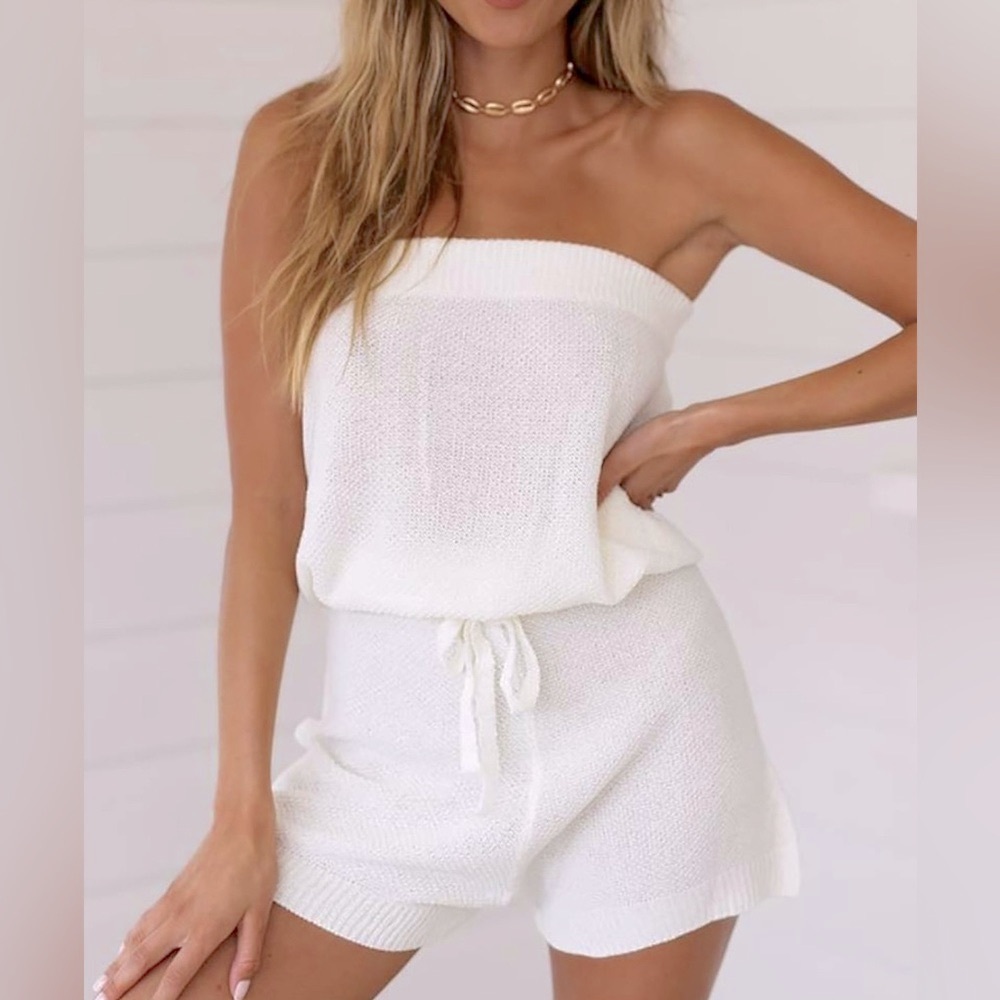 White Knit Ensemble